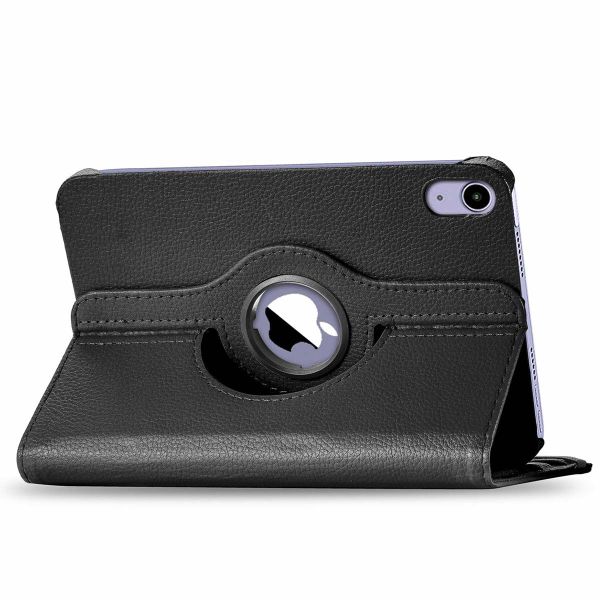 Concevez votre propre coque rotative à 360° Apple iPad 11 (2025) 11 pouces A16 / iPad 10 (2022) 10.9 pouces - Noir