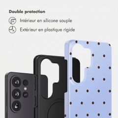Selencia Coque arrière Vivid Samsung Galaxy S26 Ultra - Happy Dots Digital Sky