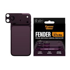 PanzerGlass Fender Protection caméra Apple iPhone 18 Pro Max - Dark Cherry