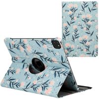 imoshion Coque Design rotatif à 360° Apple iPad Pro 12.9 (2018/2020/2021/2022) - Flowers