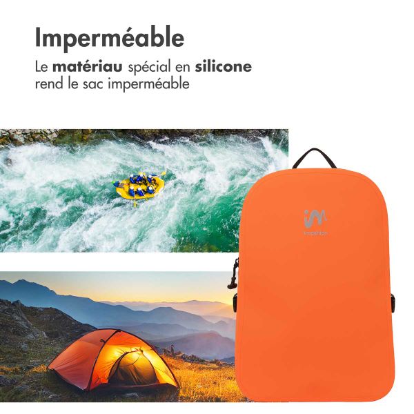 imoshion Sac à dos Hermétique et Étanche 16L - Moyen - Orange abricot