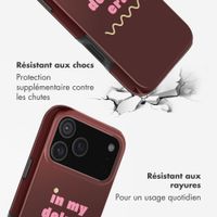 Selencia Coque arrière Vivid avec MagSafe Apple iPhone 17 Pro Max - Delulu