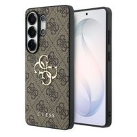 Guess Coque 4G Metal Logo Backcover Samsung Galaxy S26 Ultra - Marron