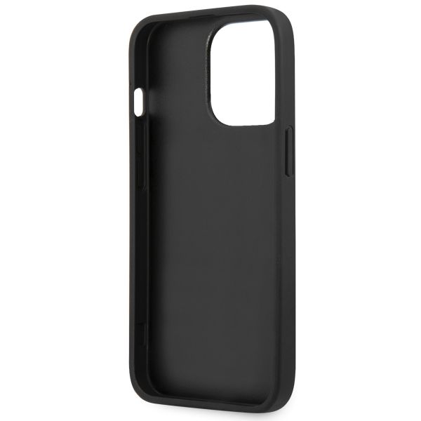 Guess Coque 4G Metal Logo Backcover Apple iPhone 13 Pro Max - Gris