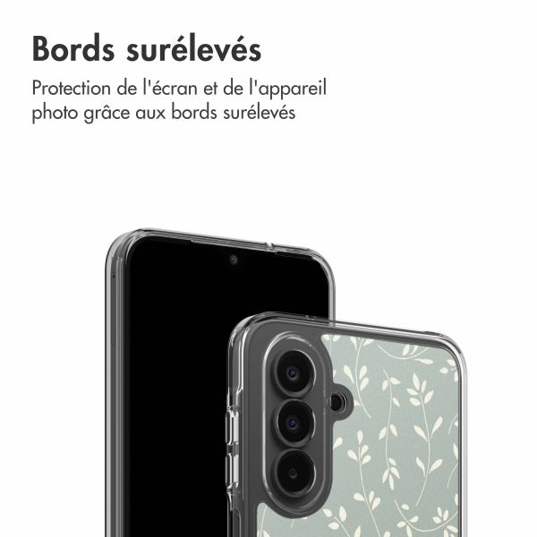 imoshion Coque Design Samsung Galaxy A17 (5G) / (4G) - Smoke Green Flowers