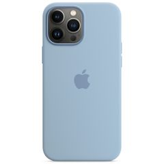 Apple Coque en silicone MagSafe Apple iPhone 13 Pro Max - Blue Fog