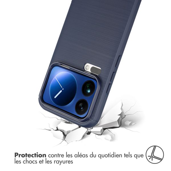 imoshion Coque Brushed Xiaomi 17 Pro Max - Bleu foncé