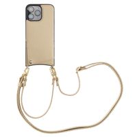 Selencia Coque de télephone Nova avec cordon et porte-cartes Apple iPhone 16 Pro Max - Beige