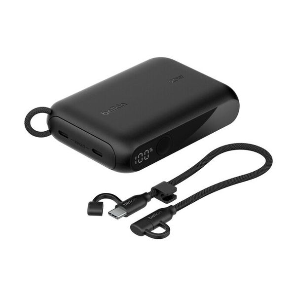 Belkin Batterie externe BoostCharge 10 000 mAh - avec écran - Noir