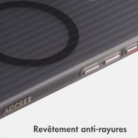 Accezz Coque arrière Lite avec MagSafe | Fluted | Apple iPhone 17 - Matte Black