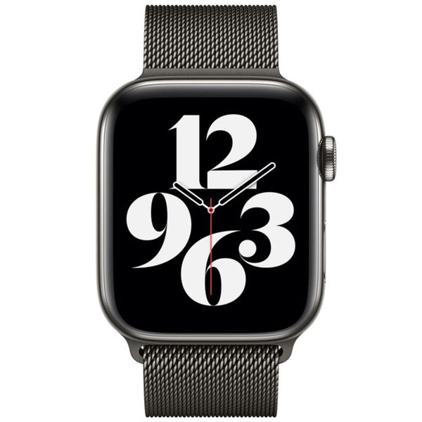Apple Bracelet à boucle Milanais Apple Watch | 44/45/46/49 mm - Anthracite