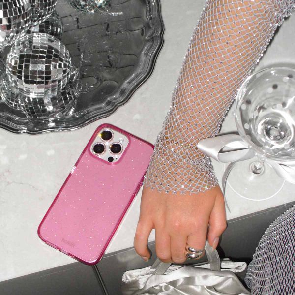 Holdit Coque Pailletée Apple iPhone 12 (Pro) - Rose