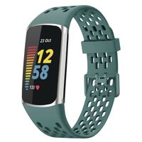 imoshion Bracelet sport en silicone avec boucle Fitbit Charge 5 / 6 - Vert