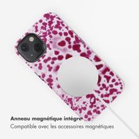 Selencia Coque arrière Vivid avec MagSafe Apple iPhone 13 - Cosmic Orchid