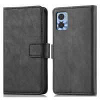 imoshion Étui de télephone portefeuille de luxe Motorola Moto E22 - Noir