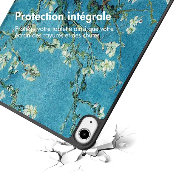 imoshion Coque tablette Design Trifold Apple iPad Mini 7 (2024) / iPad Mini 6 (2021) - Green Plant