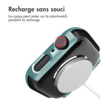 imoshion Coque rigide à couverture complète Apple Watch 7 / 8 / 9 - 41 mm - Vert foncé