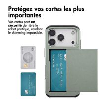 imoshion Coque arrière avec porte-cartes Apple iPhone 18 Pro / 17 Pro - Vert