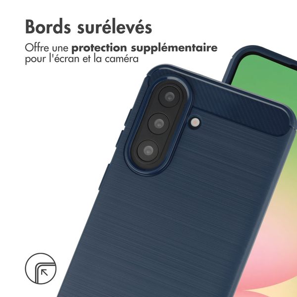 imoshion Coque Brushed Samsung Galaxy A57 (5G) - Bleu foncé
