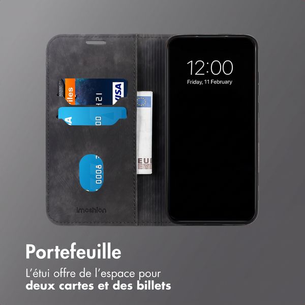 imoshion Étui de téléphone portefeuille Slim OnePlus 15 - Noir