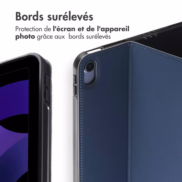 Accezz Coque tablette Classic Apple iPad Air 11 pouces (2026) M4 / (2025) M3 / (2024) M2 / Air 5 (2022) / Air 4 (2020) - Bleu foncé