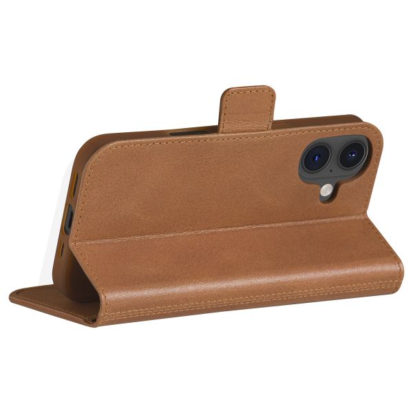 dbramante1928 Étui de télephone portefeuille Copenhagen Apple iPhone 16 - Tan