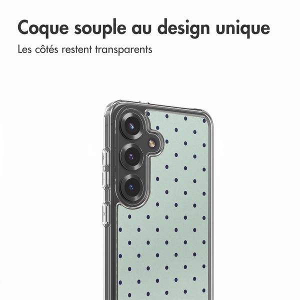 imoshion Coque Design Samsung Galaxy S27 / S26 - Polka Dot Mintgroen