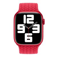 Apple Bracelet Solo tressé Apple Watch | 44/45/46/49 mm - Taille 7 - (Product) Red