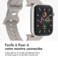 imoshion Bracelet en silicone⁺ Apple Watch | 38/40/41/42 mm - Taille S/M - Stone