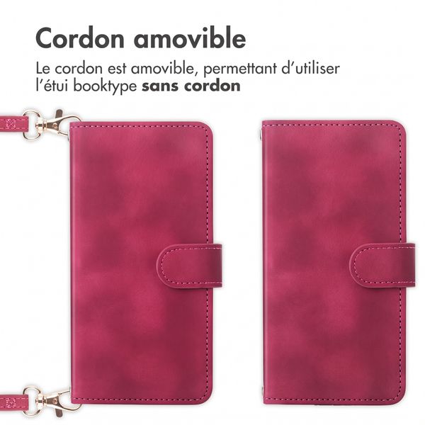 imoshion Etui de télephone portefeuille avec cordon Oppo Reno 16 F - Rouge