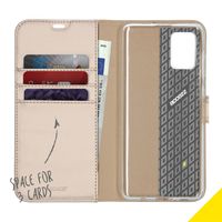 Accezz Étui de télephone Wallet Samsung Galaxy A71 - Doré