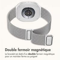 imoshion Bracelet magnétique milanais Samsung Galaxy Watch Ultra 2 (2026) / Ultra (2024/2025) - Argent