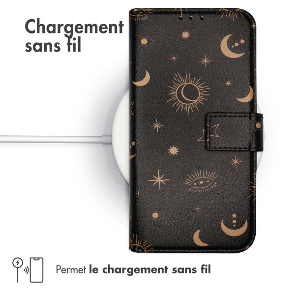 imoshion Étui de télephone portefeuille Design Samsung Galaxy S24 - Sky Black