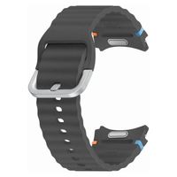 Samsung Bracelet Sport original Samsung Galaxy Watch 4 / 5 / 6 / 7 / FE (20 mm) - Taille S/M - Dark Gray
