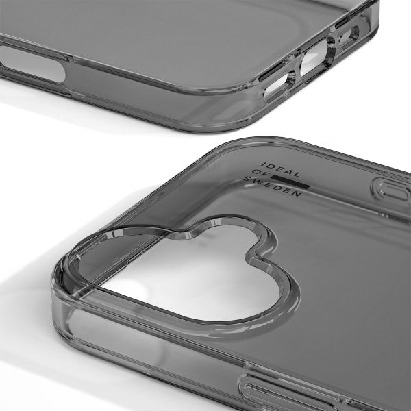 iDeal of Sweden Coque Clear Apple iPhone 16 - Tinted Black