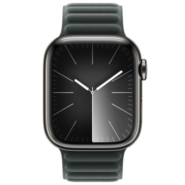 Apple Bracelet à maillons magnétique FineWoven Apple Watch | 38/40/41/42 mm - Taille S/M - Evergreen