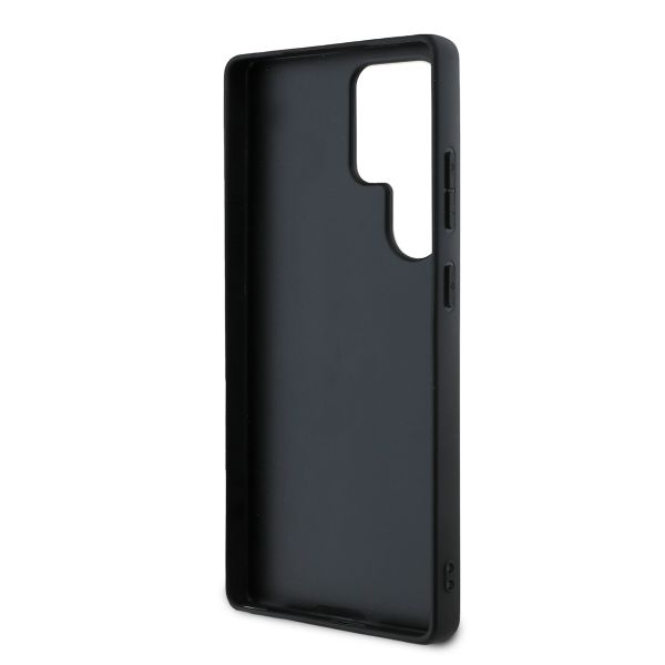 Guess Coque 4G Metal Logo Saffiano Samsung Galaxy S25 Ultra - Beige