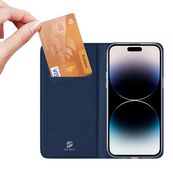 Dux Ducis Étui de téléphone Slim Apple iPhone 14 Pro - Bleu foncé