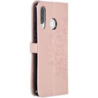 Etui de télephone portefeuille Mandala Huawei P30 Lite - Rose