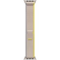 Apple Bracelet Trail Loop Apple Watch | 44/45/46/49 mm - Taille S/M - Jaune / Beige