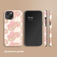 Selencia Coque arrière Vivid Apple iPhone 13 - Paisley Blush