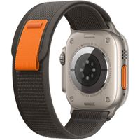 Apple Bracelet Trail Loop Apple Watch | 44/45/46/49 mm - Taille S/M - Black / Grey