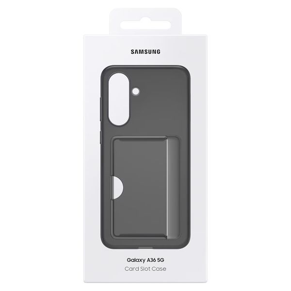 Samsung Original Coque porte-carte Samsung Galaxy A36 - Noir