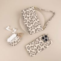 Selencia Coque Sabi imprimé panthère avec MagSafe Apple iPhone 14 - Soft Ivory