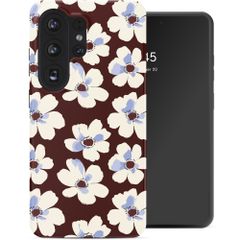 Selencia Coque arrière Vivid Samsung Galaxy S26 Ultra - Choco Flower Pop