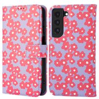 imoshion Étui de télephone portefeuille Design Samsung Galaxy S22 - Dusty Rose Blossoms