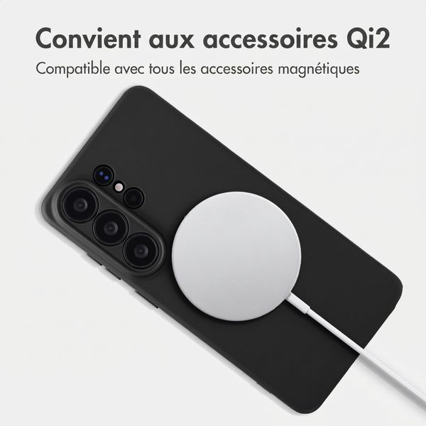 Accezz Coque Grip avec MagSafe Samsung Galaxy S26 Ultra - Noir