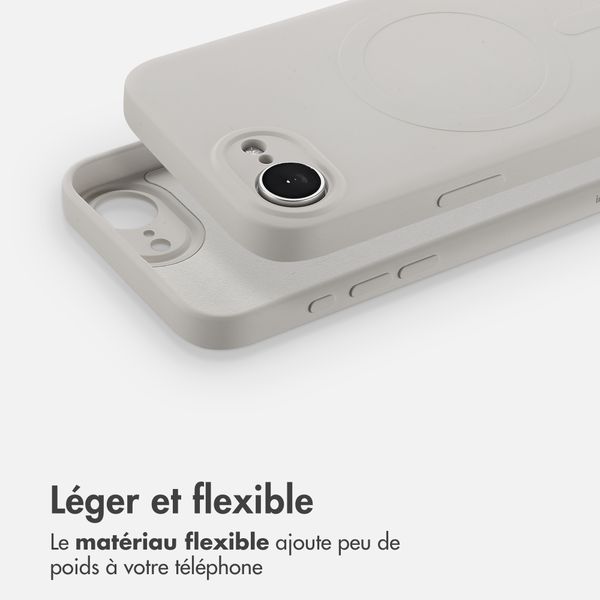 imoshion Coque Couleur avec MagSafe Apple iPhone 17e / 16e - Beige
