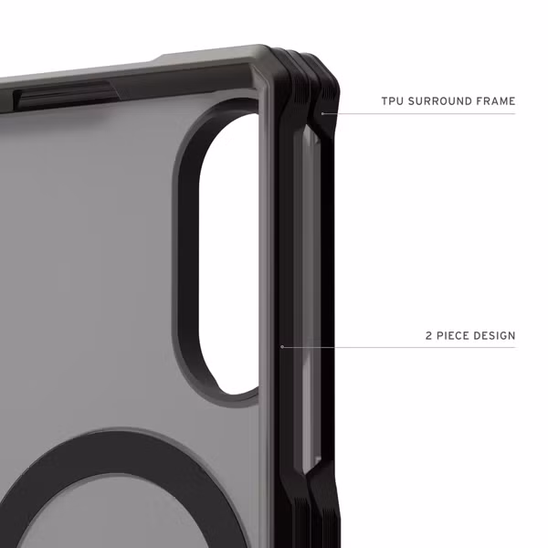 UAG Mouve XTE Magnetic Backcover Samsung Galaxy Z Fold 8 - Ash