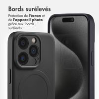 imoshion Coque Couleur avec MagSafe Apple iPhone 15 Pro - Noir